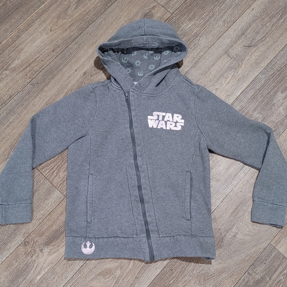 COPY - Disney Zip Hoodie Star Wars Logo Gray